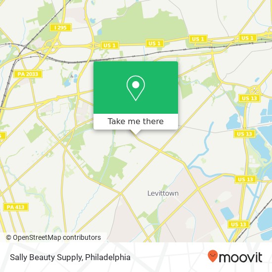 Mapa de Sally Beauty Supply