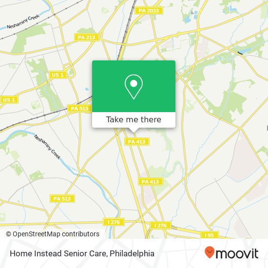 Home Instead Senior Care map