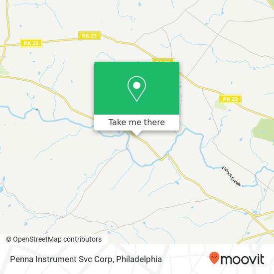 Penna Instrument Svc Corp map