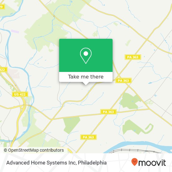 Advanced Home Systems Inc map