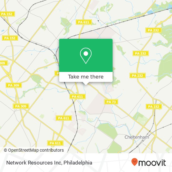 Network Resources Inc map