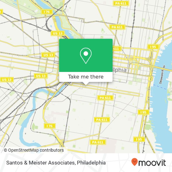 Mapa de Santos & Meister Associates
