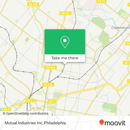 Mutual Industries Inc map