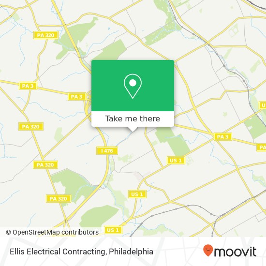 Mapa de Ellis Electrical Contracting