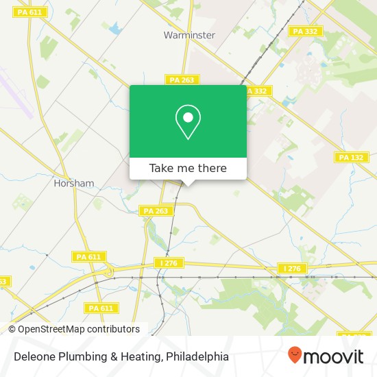 Deleone Plumbing & Heating map