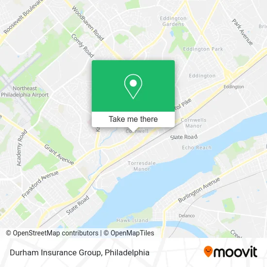 Durham Insurance Group map