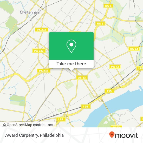 Award Carpentry map