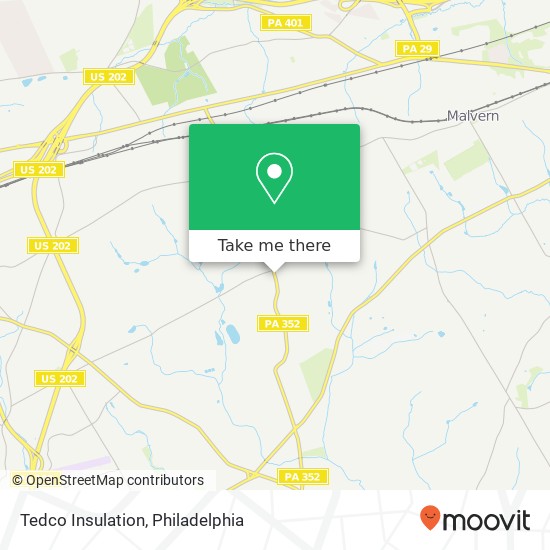 Tedco Insulation map