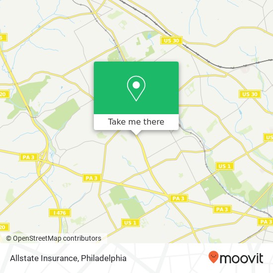 Allstate Insurance map