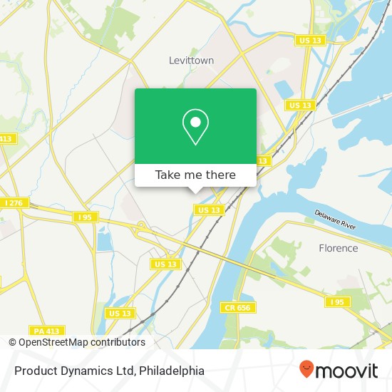 Product Dynamics Ltd map