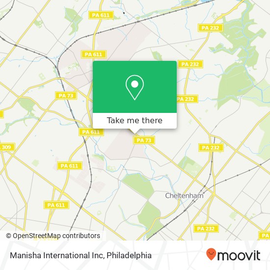 Manisha International Inc map