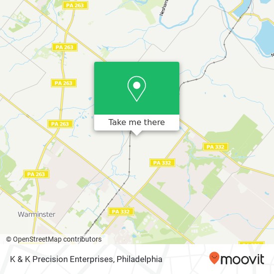 Mapa de K & K Precision Enterprises