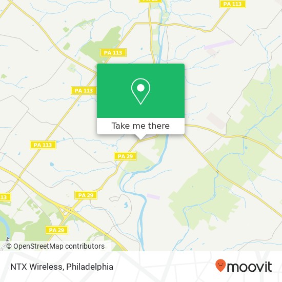 NTX Wireless map