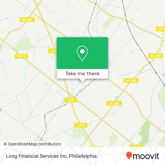 Mapa de Long Financial Services Inc