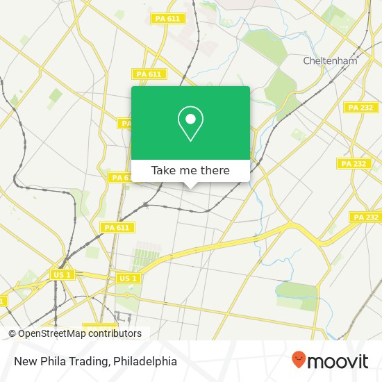 Mapa de New Phila Trading