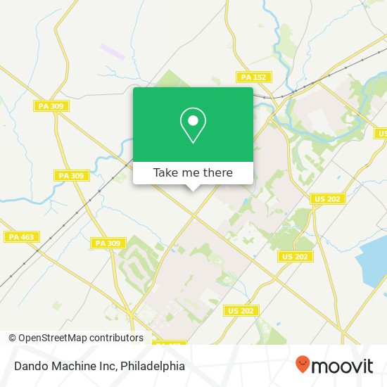 Dando Machine Inc map