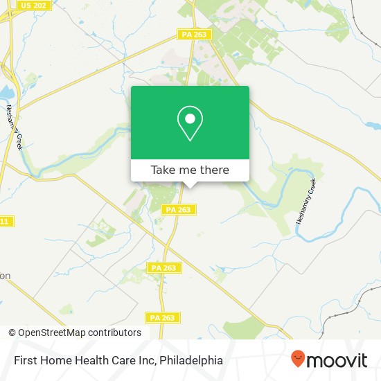 First Home Health Care Inc map