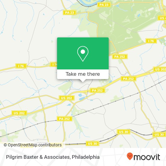Pilgrim Baxter & Associates map