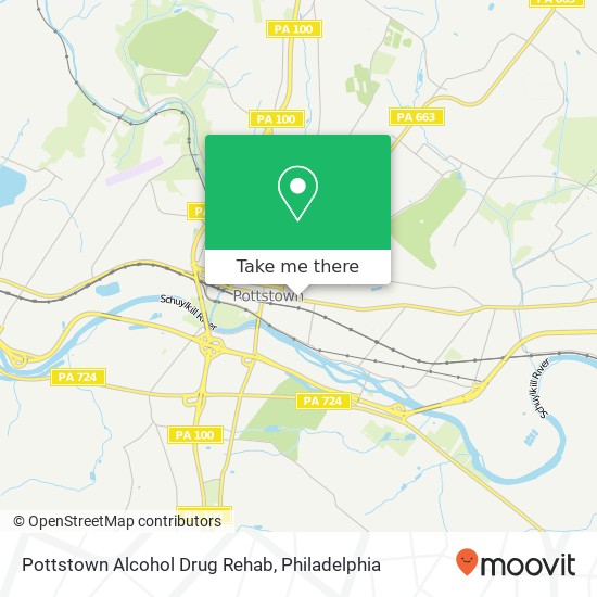 Mapa de Pottstown Alcohol Drug Rehab