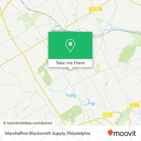 Marshallton Blacksmith Supply map