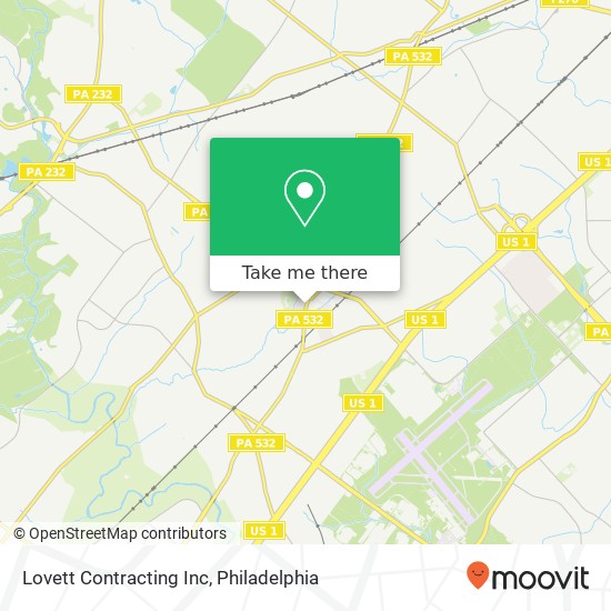 Lovett Contracting Inc map