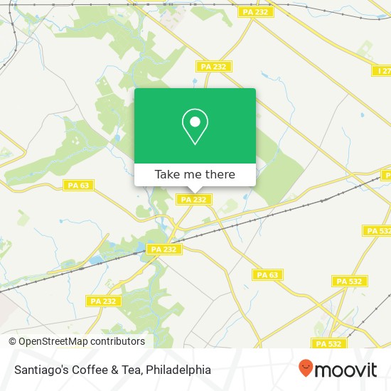 Mapa de Santiago's Coffee & Tea