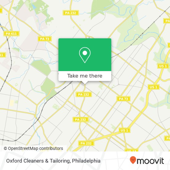 Mapa de Oxford Cleaners & Tailoring