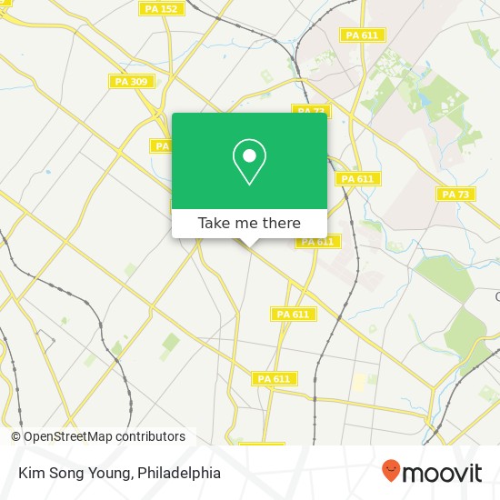 Kim Song Young map