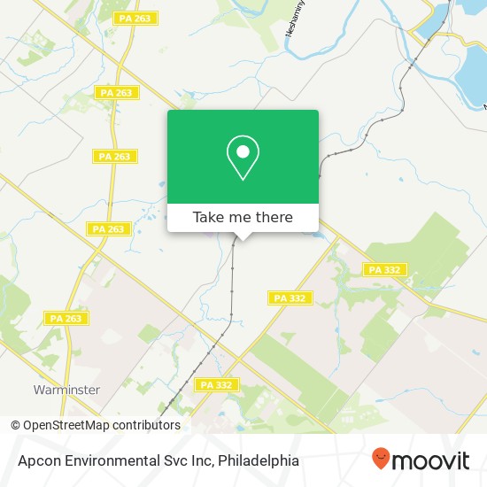Apcon Environmental Svc Inc map
