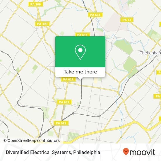 Mapa de Diversified Electrical Systems