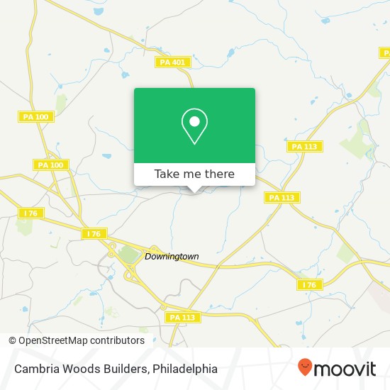 Cambria Woods Builders map