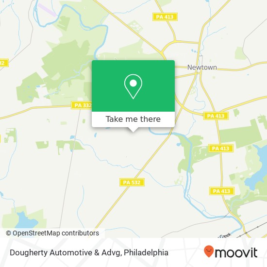 Dougherty Automotive & Advg map