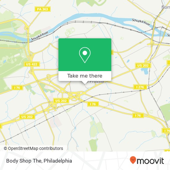 Body Shop The map