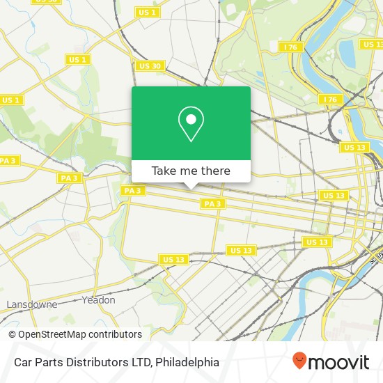 Car Parts Distributors LTD map