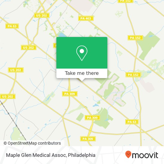 Mapa de Maple Glen Medical Assoc