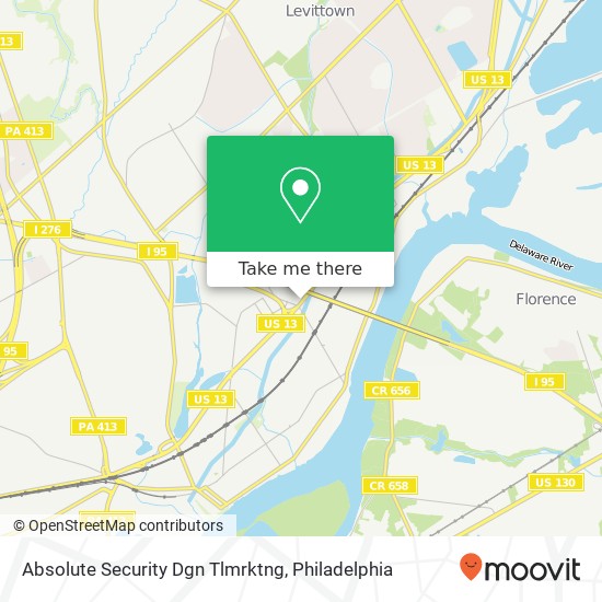 Mapa de Absolute Security Dgn Tlmrktng