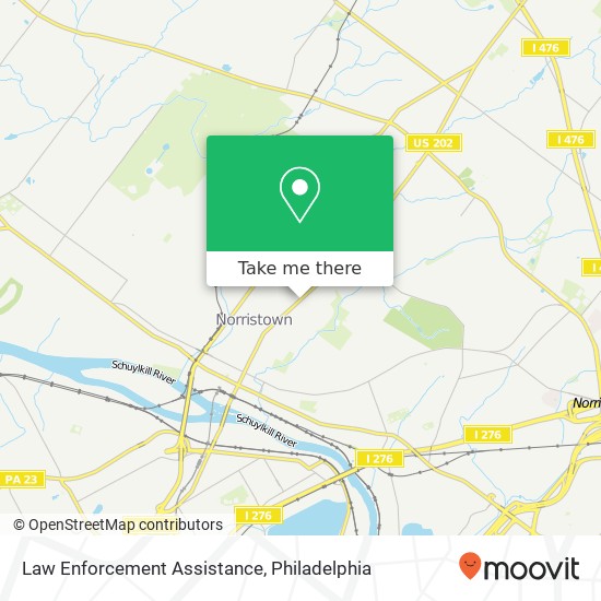 Law Enforcement Assistance map