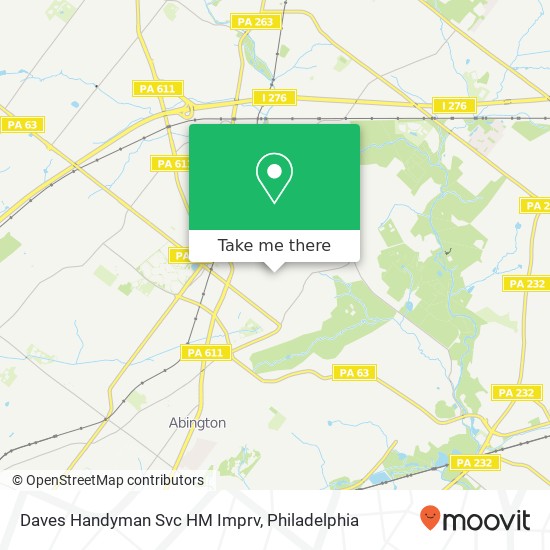 Daves Handyman Svc HM Imprv map