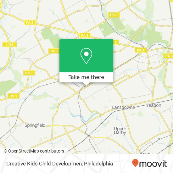 Creative Kids Child Developmen map