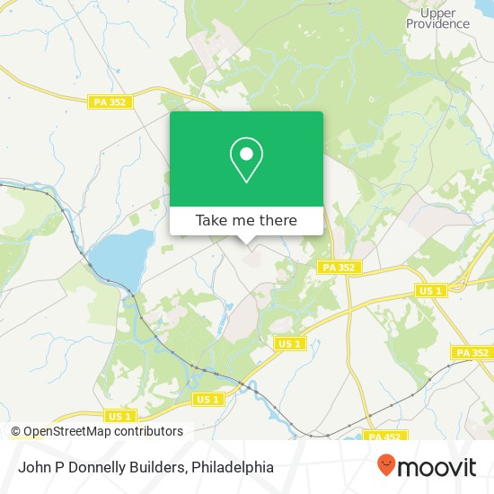 John P Donnelly Builders map