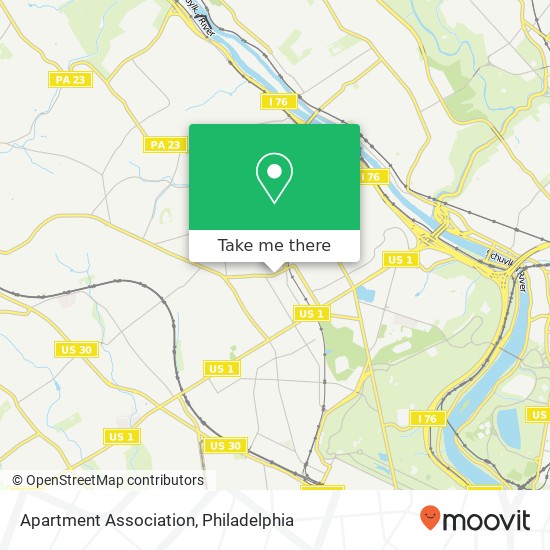 Apartment Association map