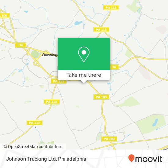 Mapa de Johnson Trucking Ltd