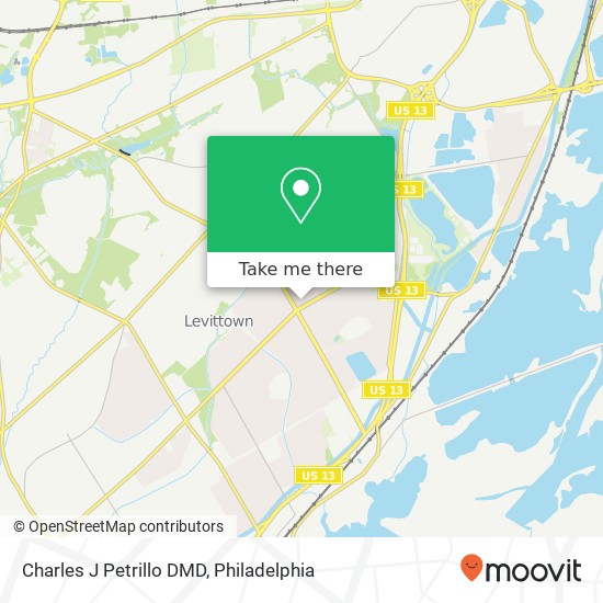 Charles J Petrillo DMD map