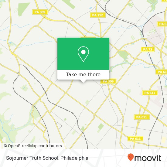 Sojourner Truth School map