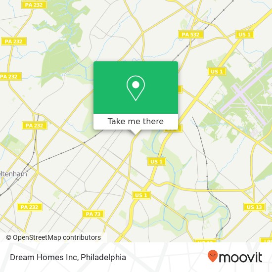 Dream Homes Inc map