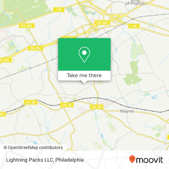 Lightning Packs LLC map