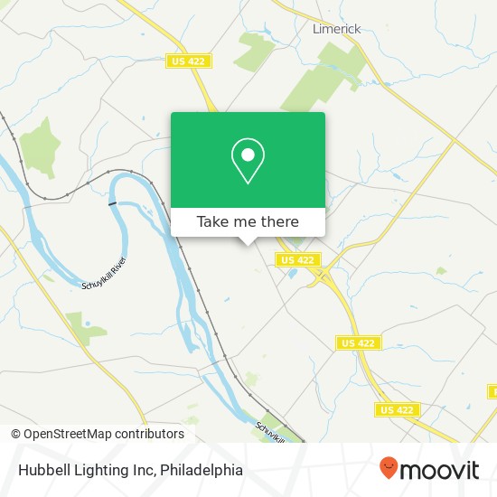 Hubbell Lighting Inc map