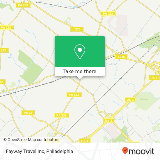 Fayway Travel Inc map