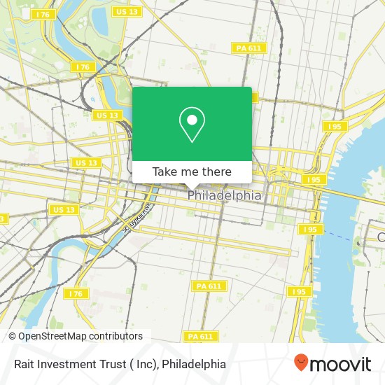 Rait Investment Trust ( Inc) map