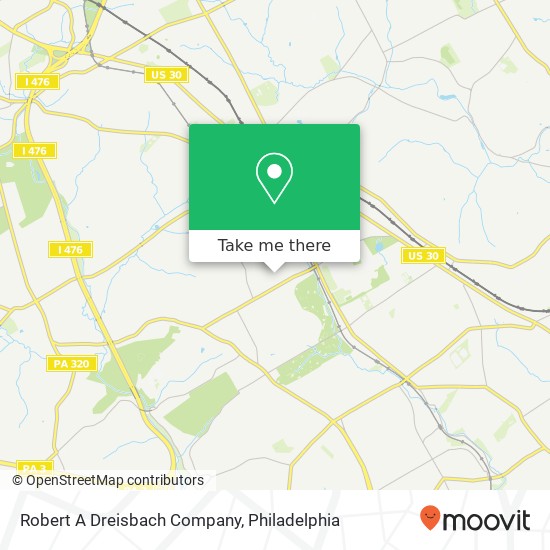Robert A Dreisbach Company map